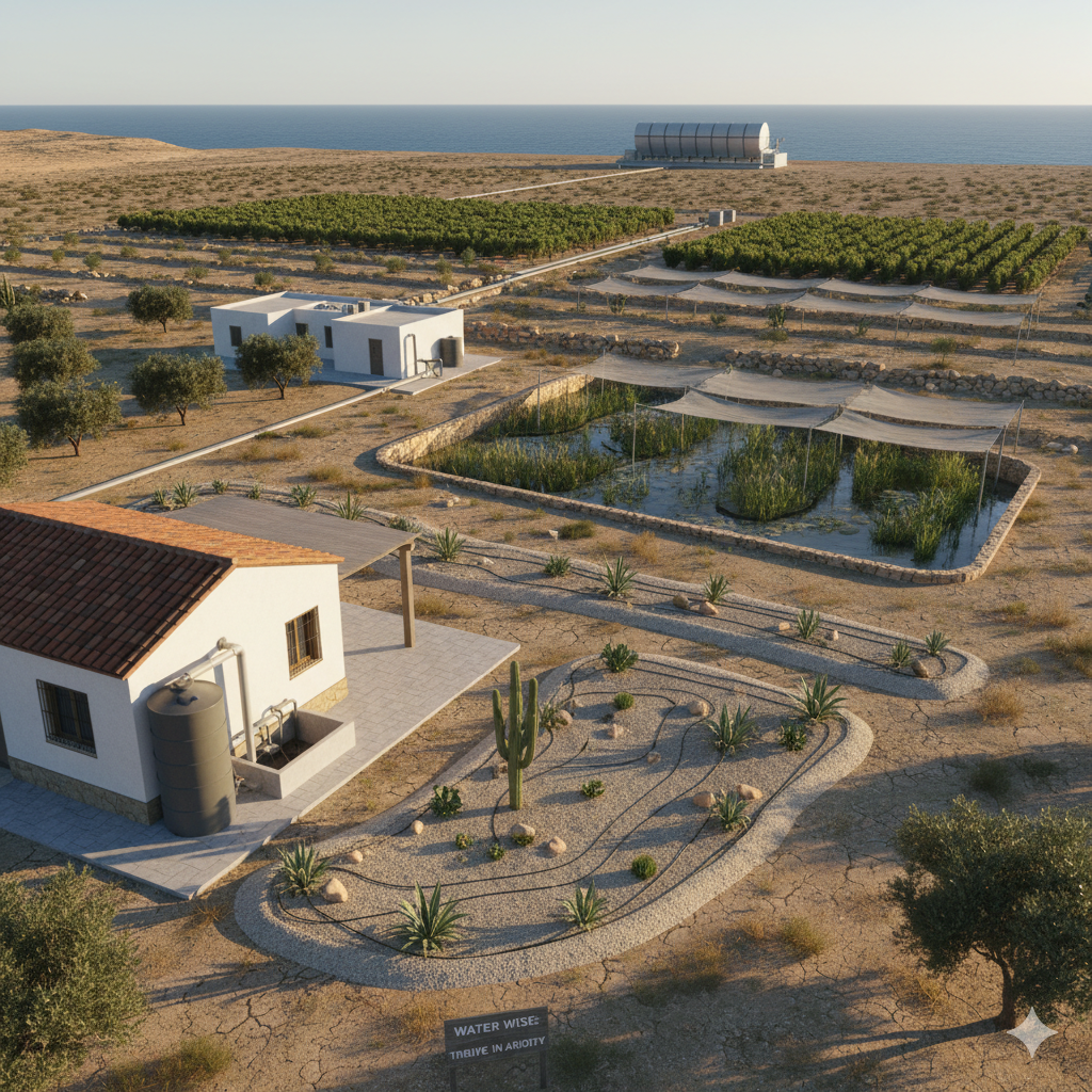 Water Conservation for Hot and Dry Climates: