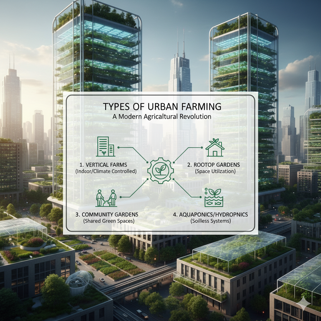 Types of Urban Farming – A Modern Agricultural Revolution