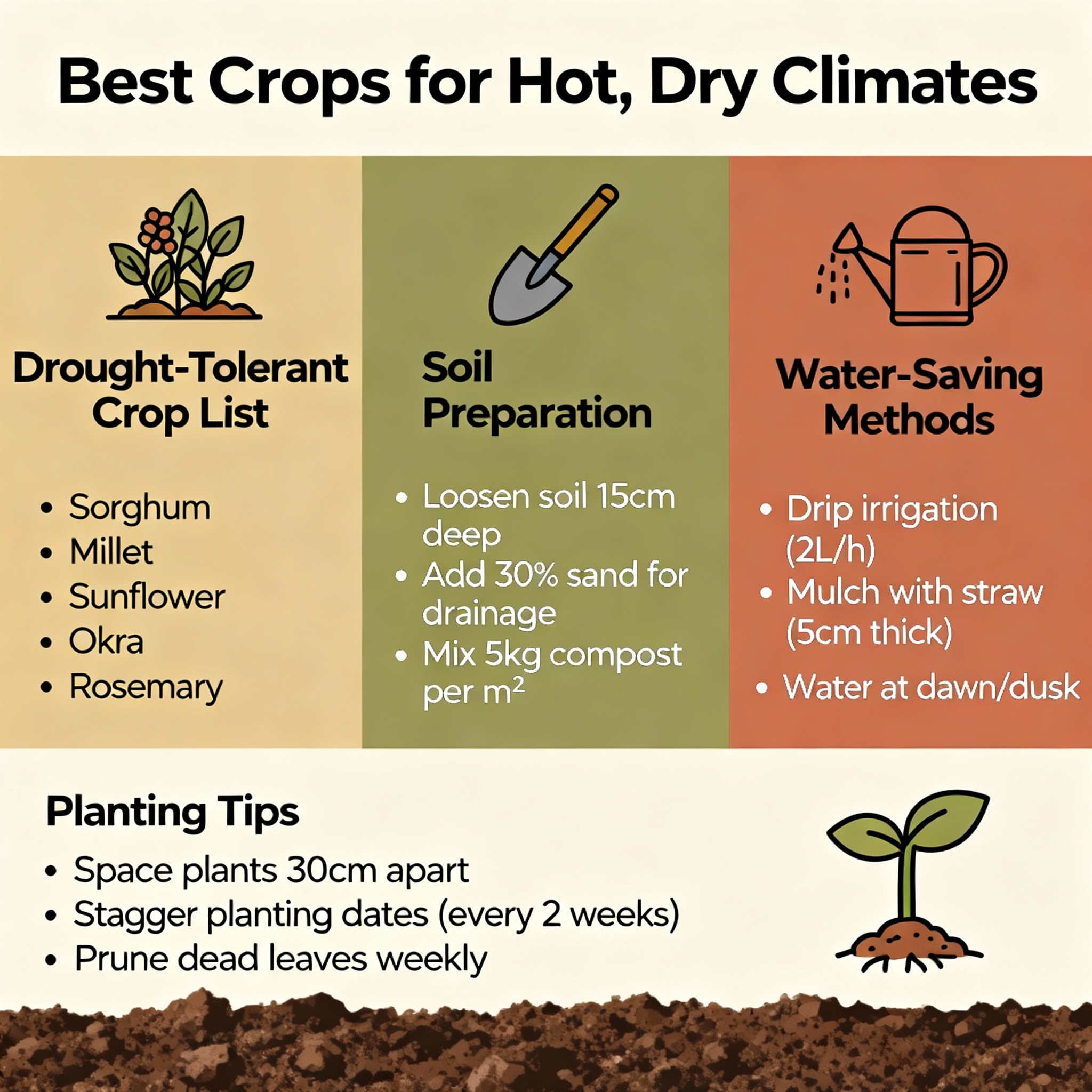 Best crop for Hot and Dry climate