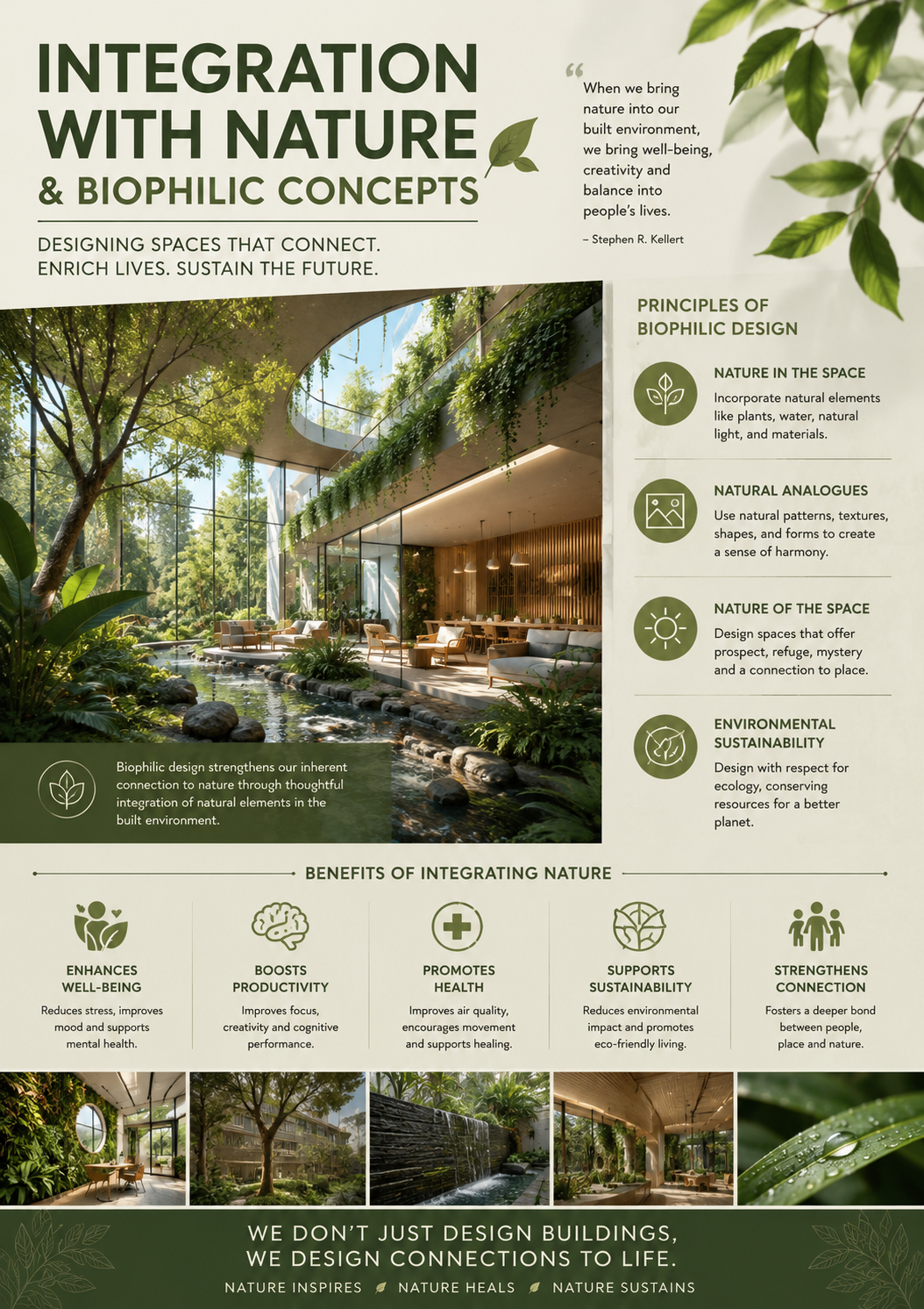 Integration with Nature & Biophilic Concepts: An Analytical Research Perspective